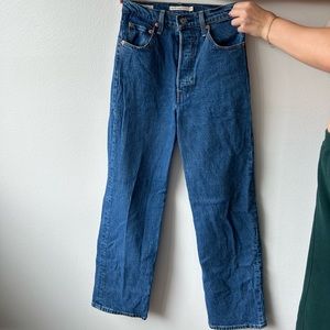 Levi’s Ribcage Straight mid/dark wash